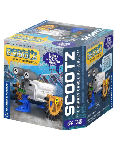 Robot Rascador Gruñón Thames & Kosmos Scootz 10cm