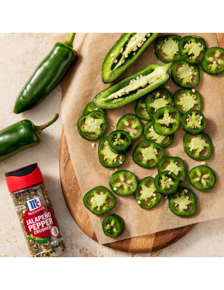 Pimiento Jalapeño Triturado McCormick 38.8 g - Sabor Picante Pimiento Jalapeño Triturado McCormick 38.8 g - Sabor Picante