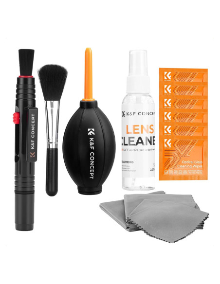 Kit de Limpieza Profesional K&F Concept para Cámaras DSLR y Electrónica Kit de Limpieza Profesional K&F Concept para Cámaras DSLR y Electrónica