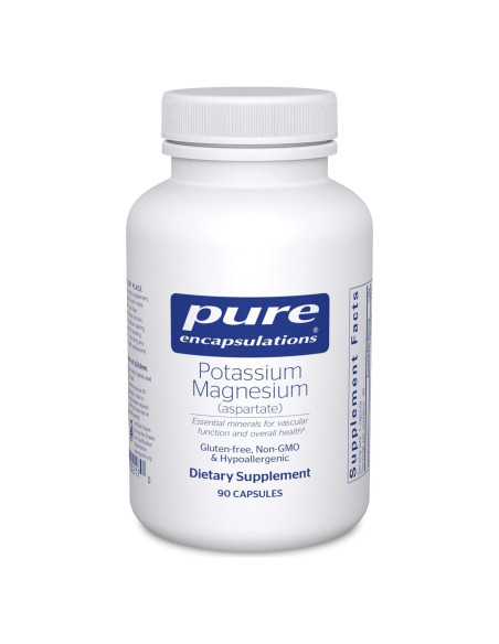 Suplemento Potasio Magnesio Pure Encapsulations 90 Cápsulas Suplemento Potasio Magnesio Pure Encapsulations 90 Cápsulas