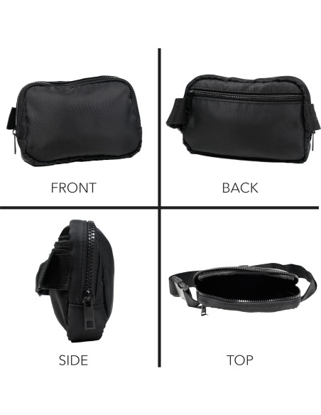 Bolso de Cintura Unisex Popfunk con Logo Batman 20.3x14cm Bolso de Cintura Unisex Popfunk con Logo Batman 20.3x14cm