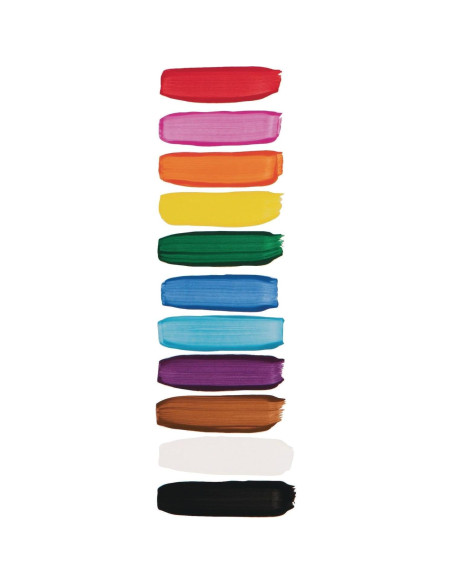 Pintura Tempera Líquida S&S Worldwide 12 Colores 11.4 L Pintura Tempera Líquida S&S Worldwide 12 Colores 11.4 L