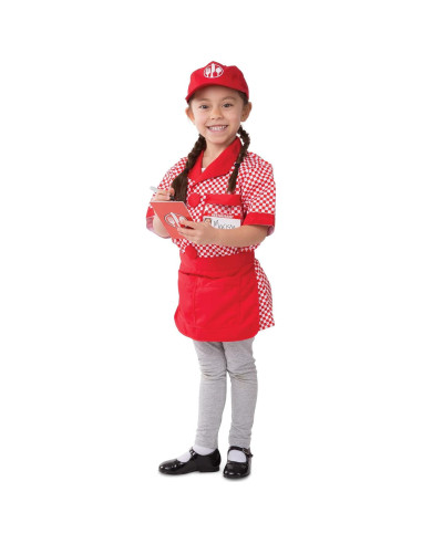 Disfraz de Servidor de Restaurante Melissa & Doug para Niños 3-6 Años