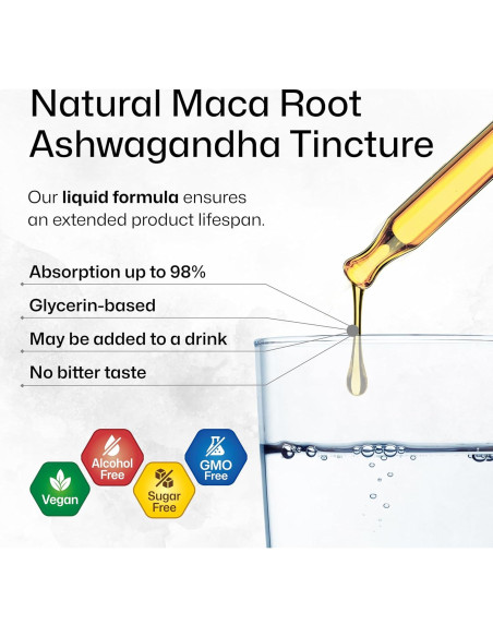 Tinctura de Raíz de Maca y Ashwagandha Bio Krauter 59 ml Tinctura de Raíz de Maca y Ashwagandha Bio Krauter 59 ml