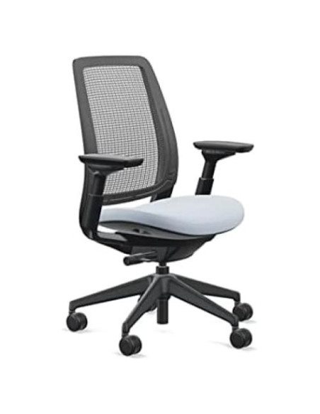 Silla de Oficina Steelcase Series 2 Azul Ergonómica con Ruedas Silla de Oficina Steelcase Series 2 Azul Ergonómica con Ruedas