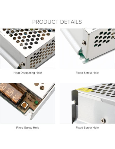 Fuente de Alimentación BTF-LIGHTING 12V 10A 120W para LED