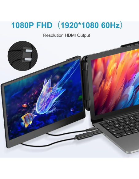 Cable de Conversión de Video USB-C a HDMI CIDETTY H5 1080p Cable de Conversión de Video USB-C a HDMI CIDETTY H5 1080p