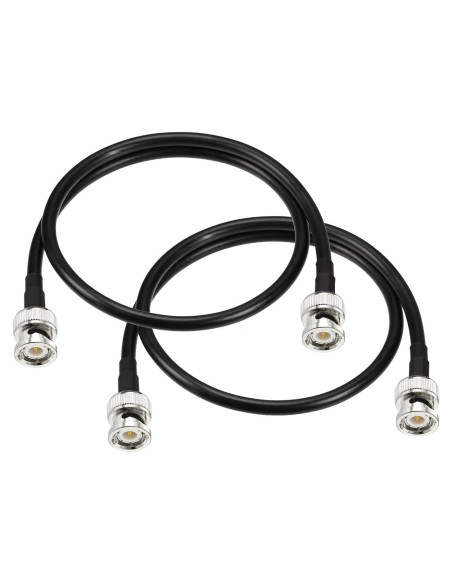 Cable Coaxial BNC 50 Ohm RG58 Macho a Macho 0.91m - 2 Pcs Cable Coaxial BNC 50 Ohm RG58 Macho a Macho 0.91m - 2 Pcs
