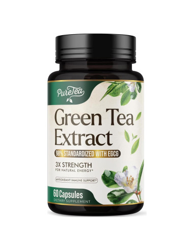 Cápsulas de Extracto de Té Verde 1000mg PureTea - 60 Unidades