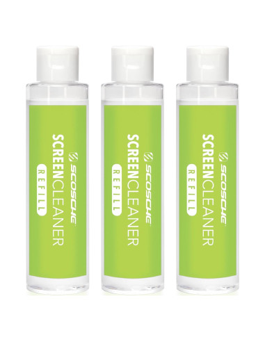Recargas Limpiador de Pantallas Scosche 80mL - Paquete de 3