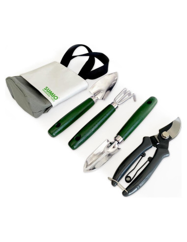 Juego de herramientas de jardinería Mini SUMIO 4 piezas
