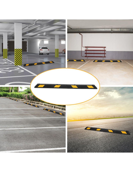 Bloque de Estacionamiento de Goma PeakPursuit 184.5x17x11.3cm Bloque de Estacionamiento de Goma PeakPursuit 184.5x17x11.3cm