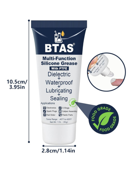 Grasa Dielectrica BTAS 28.35 g para Conectores Eléctricos Grasa Dielectrica BTAS 28.35 g para Conectores Eléctricos
