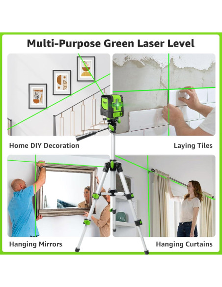 Nivel Láser Verde HUEPAR M-9011G 30m Autonivelante Nivel Láser Verde HUEPAR M-9011G 30m Autonivelante