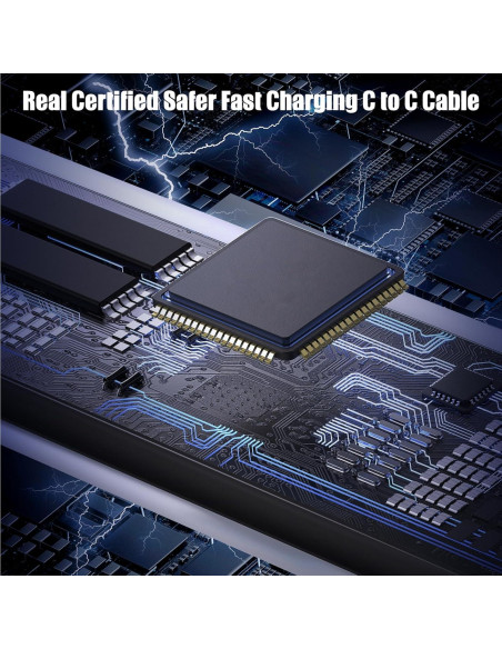 Paquete de 3 Cables USB C a USB C 60W - LOFPYE 1m, 2m, 3m Paquete de 3 Cables USB C a USB C 60W - LOFPYE 1m, 2m, 3m