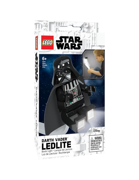 Luz de Libro Lego Star Wars Darth Vader LED Negro Luz de Libro Lego Star Wars Darth Vader LED Negro