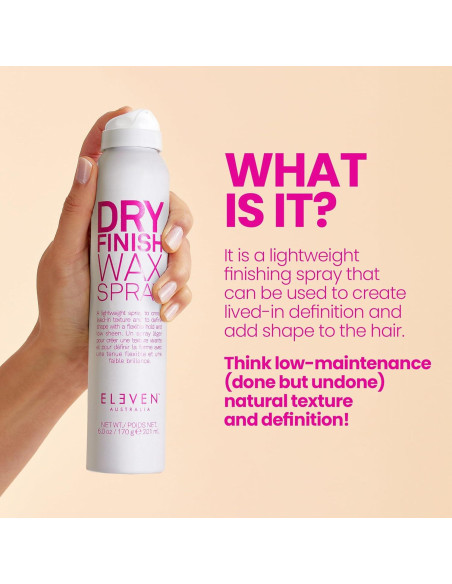 Spray de Cera Acabado Seco ELEVEN AUSTRALIA 170 g Spray de Cera Acabado Seco ELEVEN AUSTRALIA 170 g