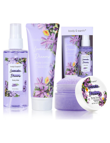 Set de Regalo Spa Body & Earth - Bruma, Loción y Exfoliante