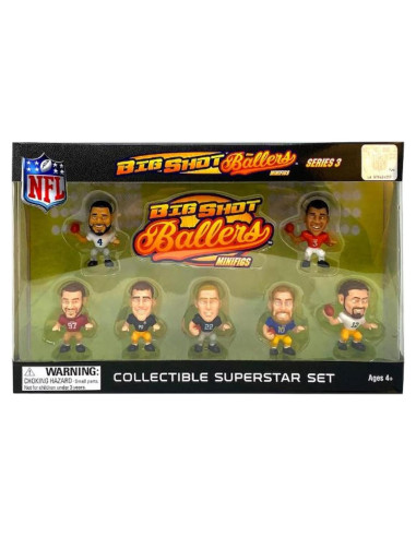 Conjunto de Regalo Party Animal NFL Big Shot Ballers 7 Figuras