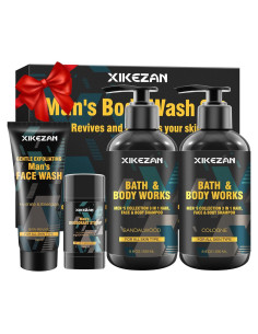 Set de Regalo de Gel de Ducha 3 en 1 XIKEZAN para Hombres