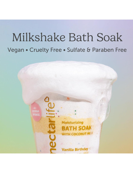 Baño de Leche de Coco y Sal Marina Nectar 255 g - Vegano Baño de Leche de Coco y Sal Marina Nectar 255 g - Vegano