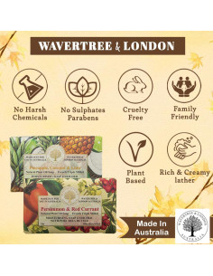 Jabones Naturales Wavertree & London - 198g (2 Barras) Aromas 2