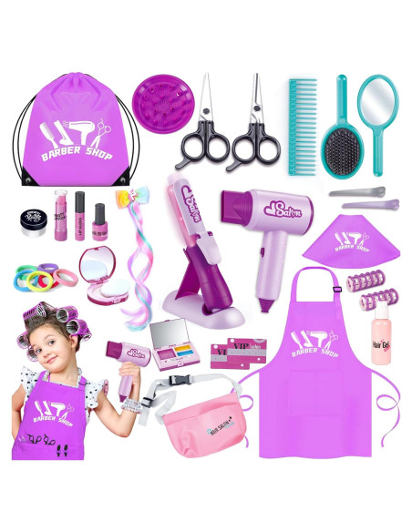 Kit de Maquillaje de Juego WASAiKA 32 Pcs para Niñas 3-5 Años Kit de Maquillaje de Juego WASAiKA 32 Pcs para Niñas 3-5 Años