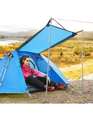 Carpa de Camping BISINNA para 2 Personas Impermeable 3 Temporadas