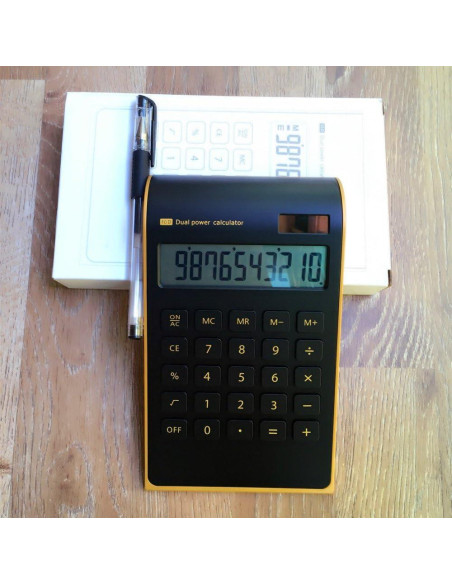 Calculadora Yescool AQ460 Solar 10 Dígitos Diseño Delgado Calculadora Yescool AQ460 Solar 10 Dígitos Diseño Delgado