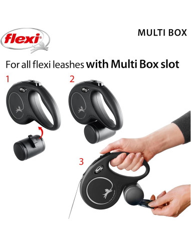 Caja Multi Box FLEXI para Golosinas y Bolsas de Caca - Negra