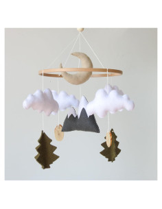 Móvil de Bebé GOUKURLSMA Woodland para Cuna 23 cm