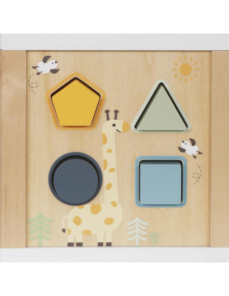Cubo de Actividad de Madera Touch Us 6-en-1 para Bebés Cubo de Actividad de Madera Touch Us 6-en-1 para Bebés
