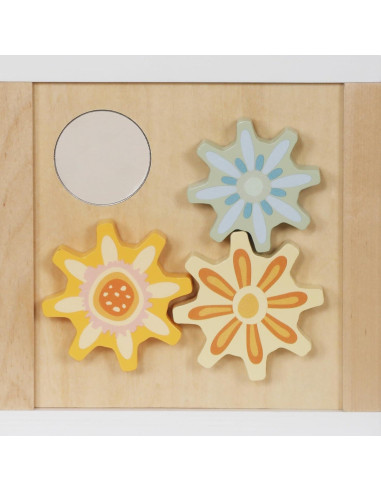 Cubo de Actividad de Madera Touch Us 6-en-1 para Bebés