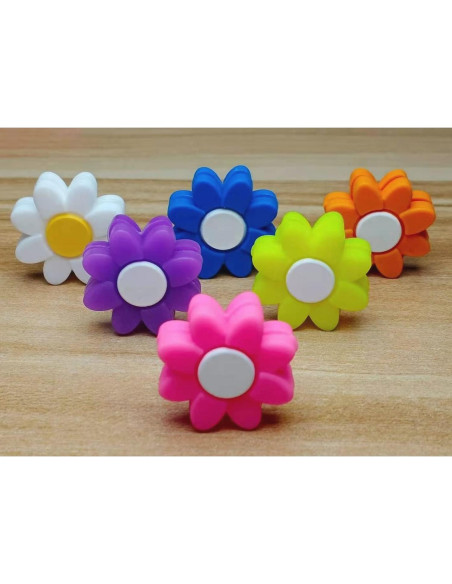 Amortiguadores de Raqueta de Tenis FKYzixeh - 6 Piezas Coloridas Amortiguadores de Raqueta de Tenis FKYzixeh - 6 Piezas Coloridas