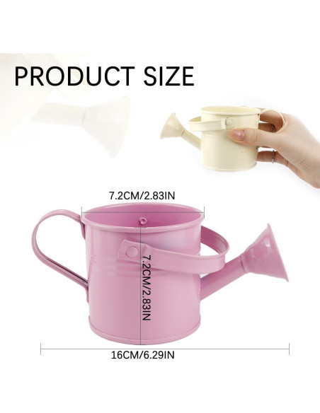 2 Piezas Regadera de Metal para Niños LNQ LUNIQI 200ml Beige 2 Piezas Regadera de Metal para Niños LNQ LUNIQI 200ml Beige