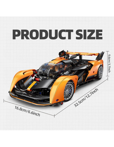 Coche de Construcción Control Remoto Solus GT 1:14 817 Piezas