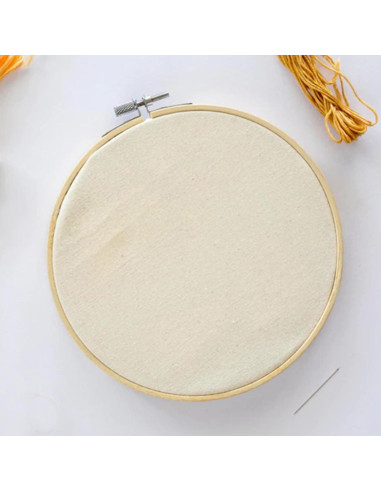 Aros de Bordado de Bambú SENJEOK 20 Piezas 15 cm Ajustables
