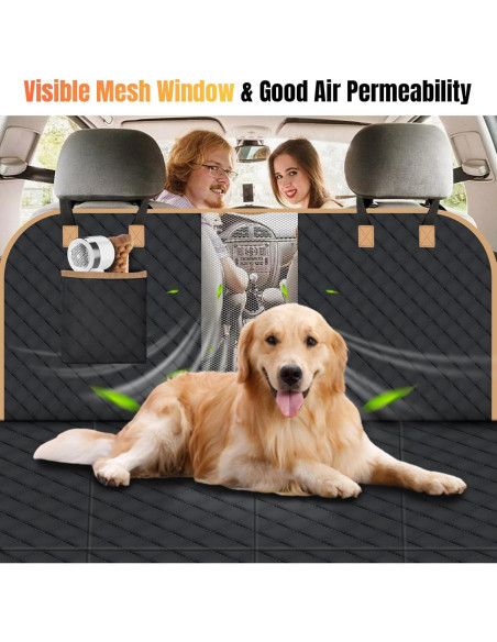 Funda de Asiento para Perros Lekespring SUV Color Negro Funda de Asiento para Perros Lekespring SUV Color Negro