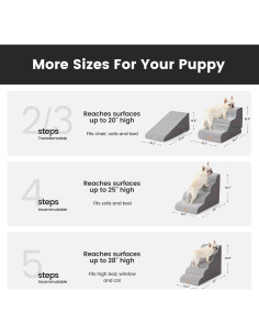Escaleras para Perros Gardner Pet 4 Pasos Antideslizantes 71 cm 2