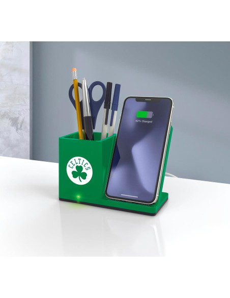 Cargador Inalámbrico SOAR Boston Celtics 11W Organizador Cargador Inalámbrico SOAR Boston Celtics 11W Organizador