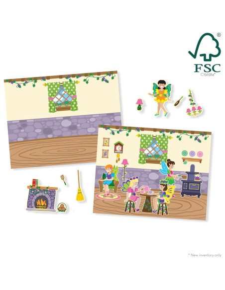 Almohadilla de Calcomanías Reutilizables Melissa & Doug Hadas Almohadilla de Calcomanías Reutilizables Melissa & Doug Hadas