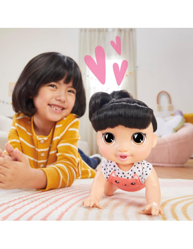 Muñeca Electrónica Baby Alive Crawl 'n Play Katie Kat 27 cm
