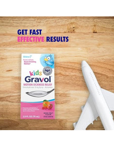 Gravol Niños Líquido 75 ml - Alivio de Mareos y Náuseas 2