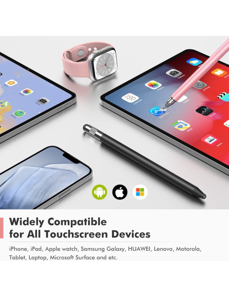 Bolígrafos Stylus 3 en 1 MEKO Alta Sensibilidad 2023 Bolígrafos Stylus 3 en 1 MEKO Alta Sensibilidad 2023