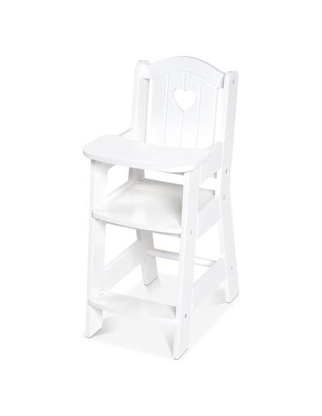 Silla Alta de Juego Melissa & Doug para Muñecas - Blanca Silla Alta de Juego Melissa & Doug para Muñecas - Blanca