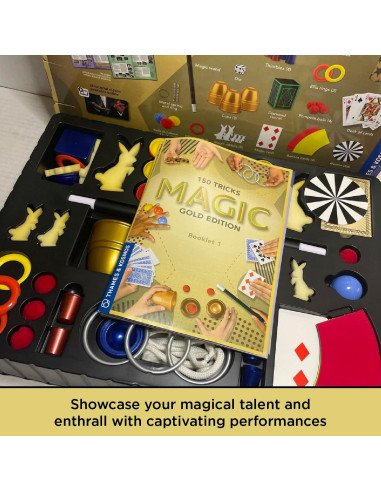 Juego de Magia Thames & Kosmos Edición Oro | 150 Trucos | Manual a Color