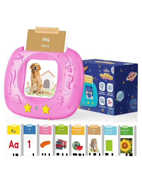 Tarjetas de Flash Bilingües HOMESTEC 288 Palabras para Niños 3-5 Años Tarjetas de Flash Bilingües HOMESTEC 288 Palabras para Niños 3-5 Años