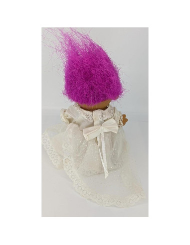 Muñeca Troll Russ Berries Novia Vintage 12.7 cm Cabello Morado