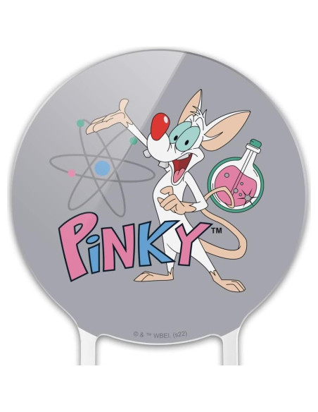 Adorno de Pastel Pinky y el Cerebro 18.42 cm - Licenciado Adorno de Pastel Pinky y el Cerebro 18.42 cm - Licenciado