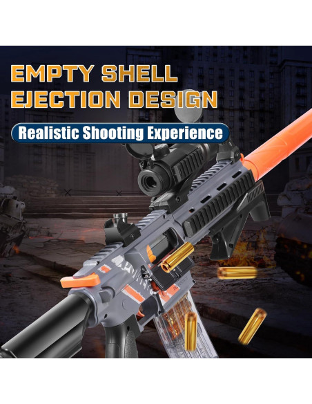 Pistola de Juguete Eléctrica Bugrtey M601 con 40 Balas Suaves Pistola de Juguete Eléctrica Bugrtey M601 con 40 Balas Suaves